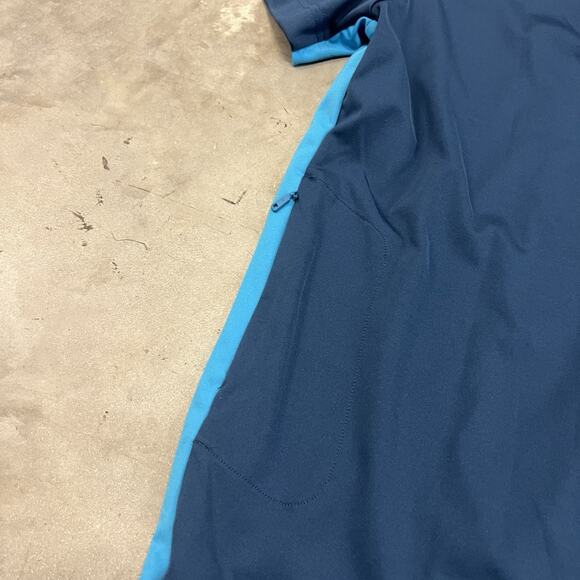 J.Lindeberg Men’s Regular Fit Polo Shirt Short Sleeve Blue Golf Size Large L - Picture 5 of 7